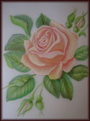 Parchment Craft 作品「薔薇」