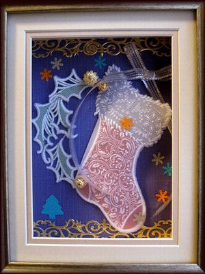 Parchment Craft 「クリスマスソックス」